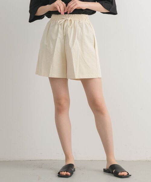 Kari & lili（カウリアンドリィリィ）の「linen like SP（その他パンツ・レディース・ブラック/オフホワイト・FREE）」の15枚目の写真