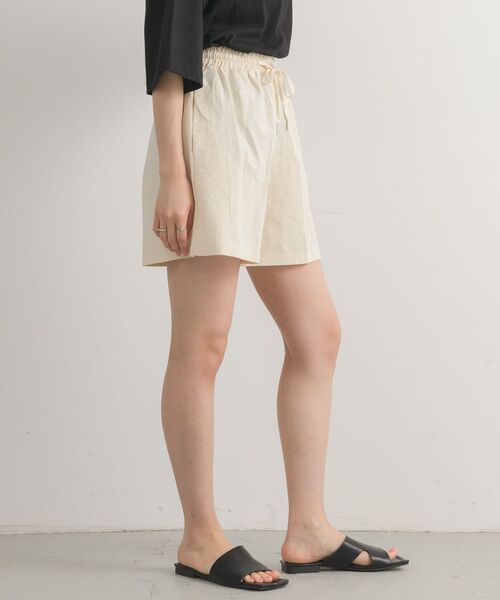 Kari & lili（カウリアンドリィリィ）の「linen like SP（その他パンツ・レディース・ブラック/オフホワイト・FREE）」の16枚目の写真