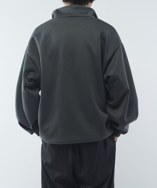 リラックスライトウェイト ハーフジッププルオーバー（スウェット