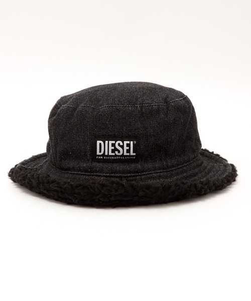 DIESEL KIDS(ディーゼルキッズ)の「DIESEL(ディーゼル)Kids & Junior ランドロゴハット帽子(ハット・キッズ・ブラック・Ⅱ)」の6枚目の写真