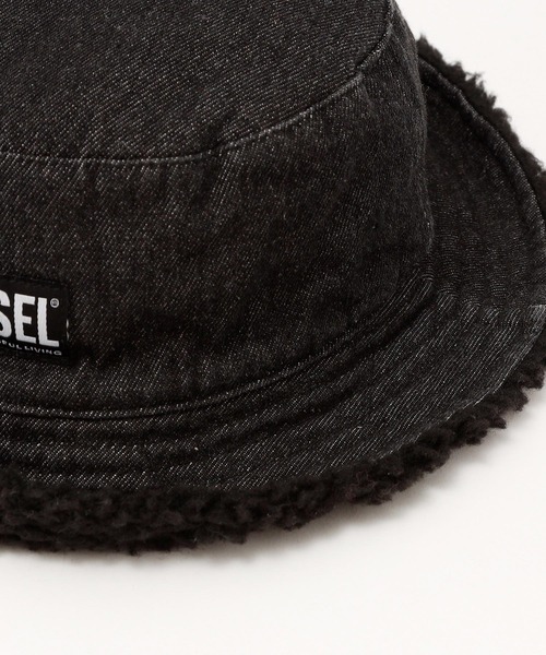 DIESEL KIDS(ディーゼルキッズ)の「DIESEL(ディーゼル)Kids & Junior ランドロゴハット帽子(ハット・キッズ・ブラック・Ⅱ)」の4枚目の写真