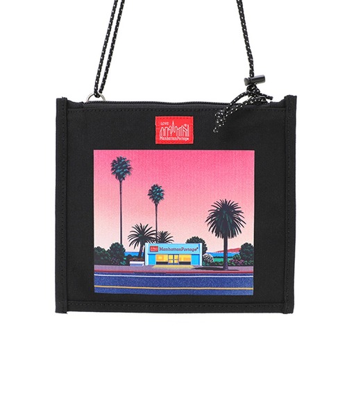 Manhattan Portage(マンハッタンポーテージ)の「Bric Sacoche Bag Canvas Lite HIROSHI NAGAI(クラッチバッグ・メンズ・ブラック/ナチュラル・FREE)」の10枚目の写真