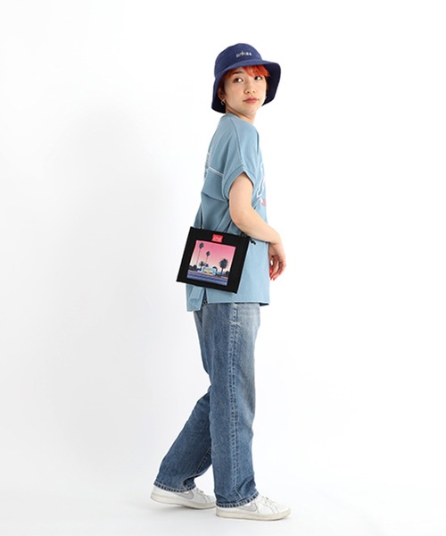 Manhattan Portage(マンハッタンポーテージ)の「Bric Sacoche Bag Canvas Lite HIROSHI NAGAI(クラッチバッグ・メンズ・ブラック/ナチュラル・FREE)」の18枚目の写真