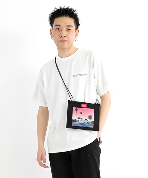 Manhattan Portage(マンハッタンポーテージ)の「Bric Sacoche Bag Canvas Lite HIROSHI NAGAI(クラッチバッグ・メンズ・ブラック/ナチュラル・FREE)」の21枚目の写真