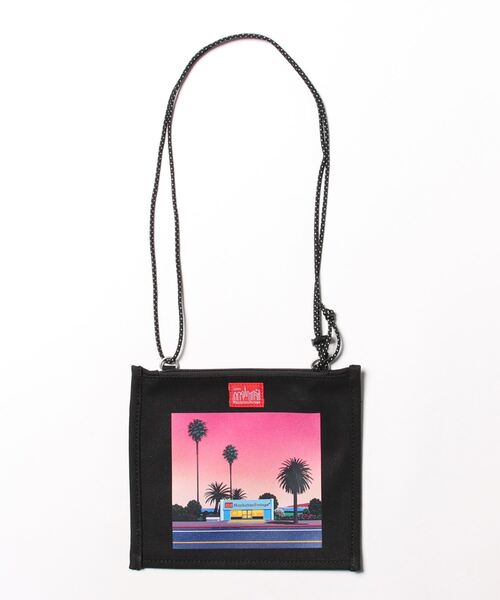 Manhattan Portage(マンハッタンポーテージ)の「Bric Sacoche Bag Canvas Lite HIROSHI NAGAI(クラッチバッグ・メンズ・ブラック/ナチュラル・FREE)」の4枚目の写真