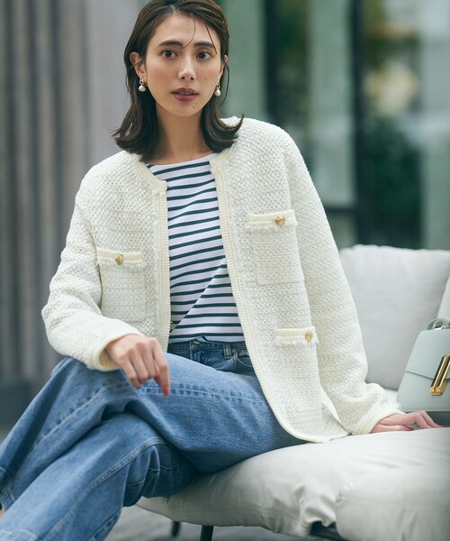 23区（ニジュウサンク）の「【RED CARD TOKYO×23区】デニム ワイドパンツ（デニムパンツ・レディース・ターコイズブルー系/ダルブルー系・40/36/38）」の8枚目の写真