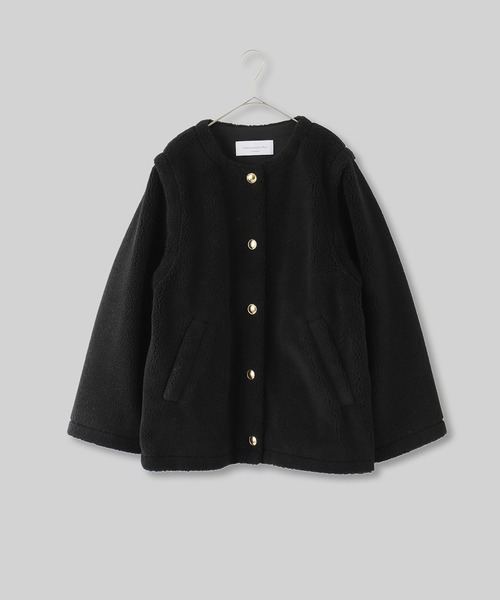 セール】メタルボタン2wayボアブルゾン（ブルゾン）｜Audrey and