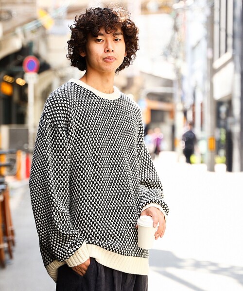 ビームスBEAMS FUTURARCHIVE ボタンニット BEAMS LIGHTS グレーベスト