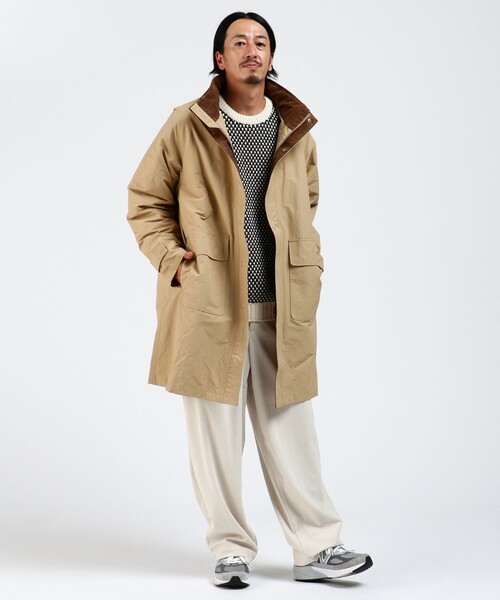 BEAMS HEART(ビームスハート)の「BEAMS HEART / ポップコーン編み クルーネック ニット(ニット/セーター・メンズ・オフホワイト/ネイビー・SMALL/MEDIUM/LARGE)」の13枚目の写真