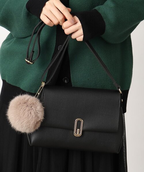 grove（グローブ）の「◆メタルオーバルショルダー（ショルダーバッグ・レディース・レッド系1/ベージュ系その他7/ブラック/ライトグレー・00）」の2枚目の写真