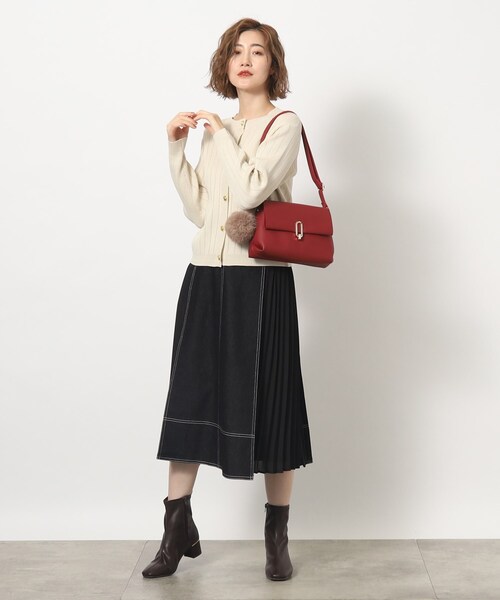 grove（グローブ）の「◆メタルオーバルショルダー（ショルダーバッグ・レディース・レッド系1/ベージュ系その他7/ブラック/ライトグレー・00）」の7枚目の写真