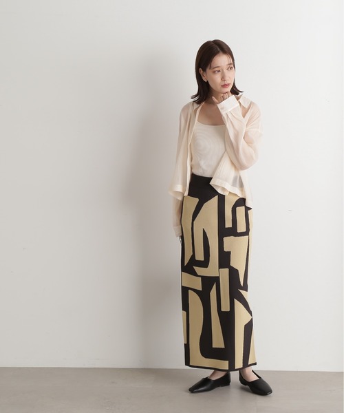 N.（N. Natural Beauty Basic）（エヌエヌナチュラルビューティーベーシック）の「◆シアーショートシャツ（シャツ/ブラウス・レディース・ピンク/ナチュラル/ブラック・MEDIUM）」の15枚目の写真