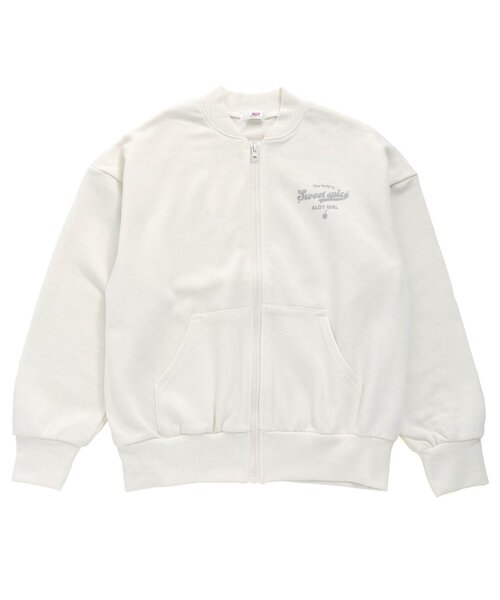 algy(アルジー)の「カフェロゴフードレスパーカー(パーカー・キッズ・アイボリー/ラベンダー/サックスブルー/ブラック・XX-SMALL/SMALL/X-SMALL/MEDIUM)」の2枚目の写真