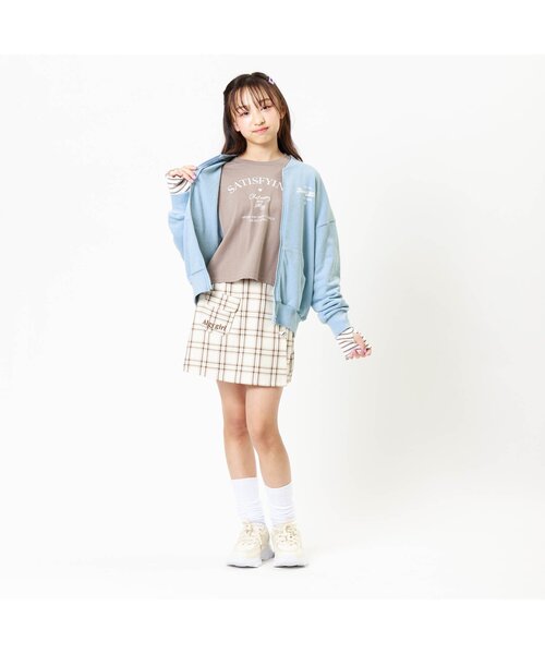 algy(アルジー)の「カフェロゴフードレスパーカー(パーカー・キッズ・アイボリー/ラベンダー/サックスブルー/ブラック・XX-SMALL/SMALL/X-SMALL/MEDIUM)」の7枚目の写真