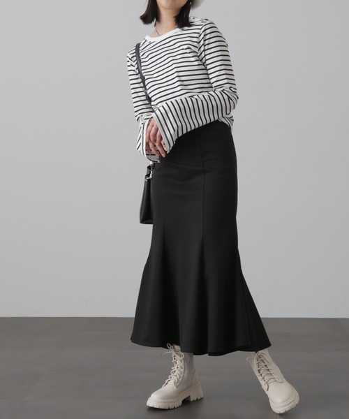 FREE'S MART（フリーズマート）の「◆【Sシリーズ対応】サイドスリットカットソーマーメイドスカート（スカート・レディース・グレー系その他/ブラック/ベージュ系その他・SMALL/X-SMALL/MEDIUM）」の10枚目の写真