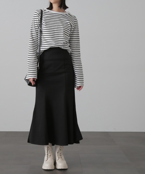 FREE'S MART（フリーズマート）の「◆【Sシリーズ対応】サイドスリットカットソーマーメイドスカート（スカート・レディース・グレー系その他/ブラック/ベージュ系その他・SMALL/X-SMALL/MEDIUM）」の11枚目の写真