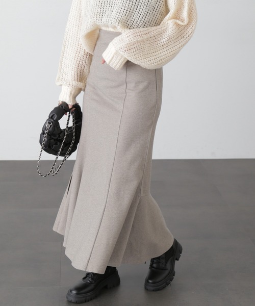 FREE'S MART（フリーズマート）の「◆【Sシリーズ対応】サイドスリットカットソーマーメイドスカート（スカート・レディース・グレー系その他/ブラック/ベージュ系その他・SMALL/X-SMALL/MEDIUM）」の19枚目の写真