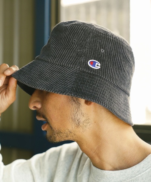 Champion(チャンピオン)の「【Champion(チャンピオン)】別注コーディロイハット(ハット・メンズ・ネイビー/ナチュラル・FREE)」の22枚目の写真