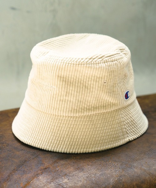 Champion(チャンピオン)の「【Champion(チャンピオン)】別注コーディロイハット(ハット・メンズ・ネイビー/ナチュラル・FREE)」の11枚目の写真
