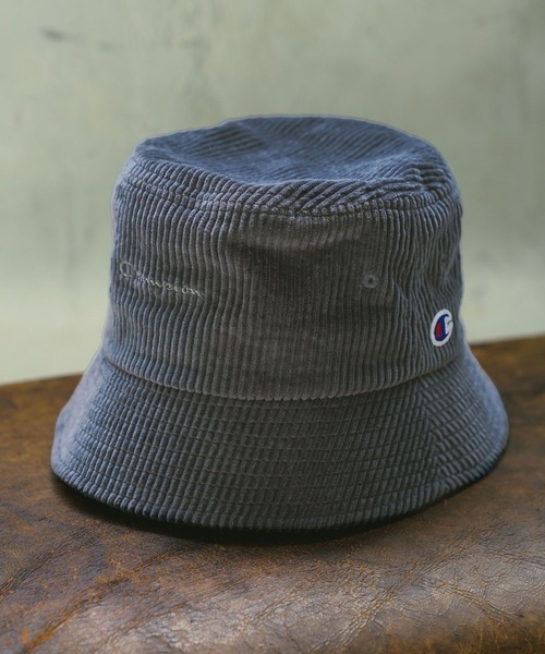 Champion(チャンピオン)の「【Champion(チャンピオン)】別注コーディロイハット(ハット・メンズ・ネイビー/ナチュラル・FREE)」の12枚目の写真