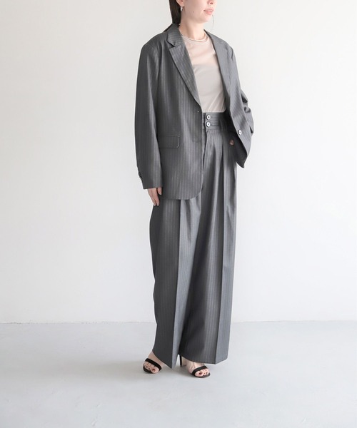 LEPSIM（レプシィム）の「【FOR I SERIES】フレア袖シアープルオーバー　966475（Tシャツ/カットソー・レディース・ライトグリーン/グレイッシュベージュ/グレー・FREE）」の16枚目の写真