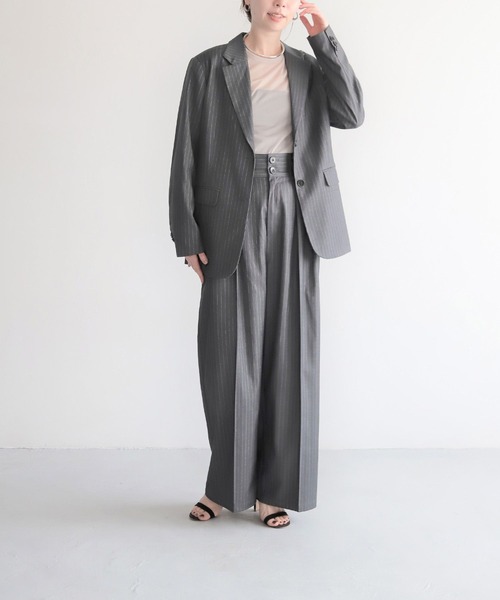 LEPSIM（レプシィム）の「【FOR I SERIES】フレア袖シアープルオーバー　966475（Tシャツ/カットソー・レディース・ライトグリーン/グレイッシュベージュ/グレー・FREE）」の17枚目の写真