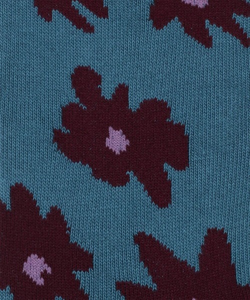 Paul Smith（ポールスミス）の「"Big Flower" ソックス / 230646 CS（ソックス/靴下・メンズ・ホワイト/ダークブラウン/ブルー/マスタード・25-27）」の5枚目の写真