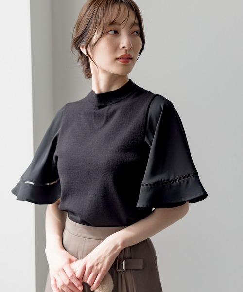 SOEJU ソージュ　フレアスリーブニットプルオーバー フレアスリーブニットプルオーバー - SOÉJU online store｜上質