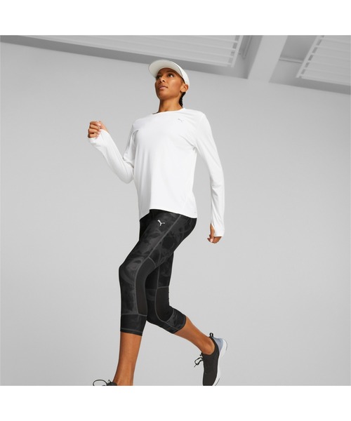 PUMA（プーマ）の「PUMA プーマ ウィメンズ ランニング RUN FAVORITE 長袖 Tシャツ（Tシャツ/カットソー・レディース・ホワイト/ブラック/バイオレット・MEDIUM/LARGE/SMALL/X-LARGE/X-SMALL/XX-LARGE）」の10枚目の写真