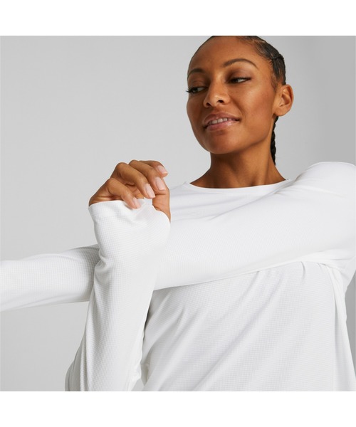 PUMA（プーマ）の「PUMA プーマ ウィメンズ ランニング RUN FAVORITE 長袖 Tシャツ（Tシャツ/カットソー・レディース・ホワイト/ブラック/バイオレット・MEDIUM/LARGE/SMALL/X-LARGE/X-SMALL/XX-LARGE）」の11枚目の写真