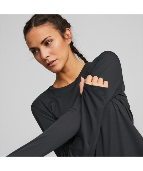 PUMA（プーマ）の「PUMA プーマ ウィメンズ ランニング RUN FAVORITE 長袖 Tシャツ（Tシャツ/カットソー・レディース・ホワイト/ブラック/バイオレット・MEDIUM/LARGE/SMALL/X-LARGE/X-SMALL/XX-LARGE）」の14枚目の写真