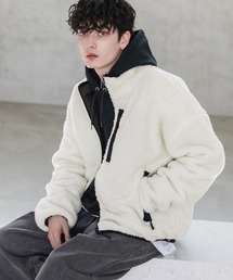 Buyer's Select/ビッグシルエットリバーシブル中綿ボアフリースジャケット