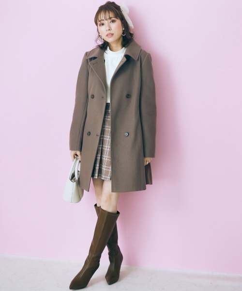 marun(マルン)の「<大きいサイズ> シアーボレロ付きトップス marun(シャツ/ブラウス・レディース・ブラウン/アイボリー・LL/3L/5L/4L/L)」の16枚目の写真