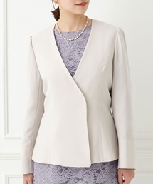 カシュクール風バックペプラムジャケット