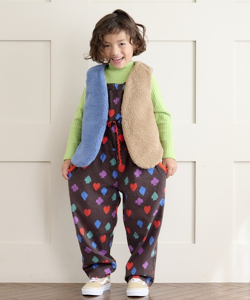 HOGAN RANCH WEAR（ホーガンランチウエア）の「ソウガラネルサロペット（90～130cm）（サロペット/オーバーオール・キッズ・ブラウン/グリーン/ブラック・90/100/110/120/130）」の17枚目の写真