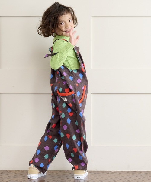 HOGAN RANCH WEAR（ホーガンランチウエア）の「ソウガラネルサロペット（90～130cm）（サロペット/オーバーオール・キッズ・ブラウン/グリーン/ブラック・90/100/110/120/130）」の16枚目の写真