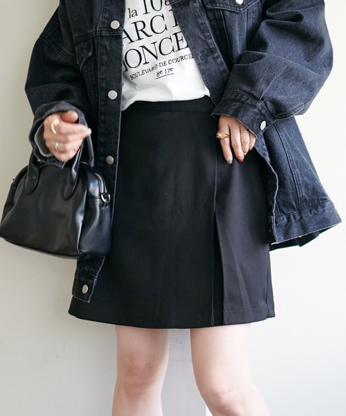 DISCOAT（ディスコート）の「【WEB限定】レイヤードスカパン（その他パンツ・レディース・ブラック/グレー/アイボリー・SMALL/MEDIUM）」の5枚目の写真