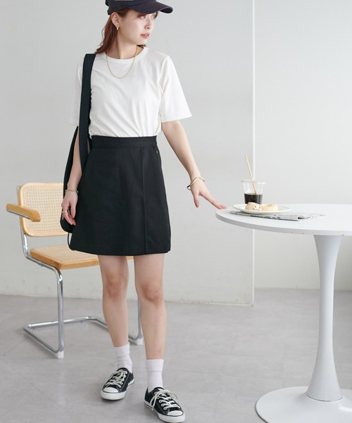 DISCOAT（ディスコート）の「【WEB限定】レイヤードスカパン（その他パンツ・レディース・ブラック/グレー/アイボリー・SMALL/MEDIUM）」の14枚目の写真