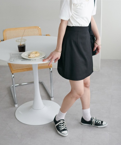 DISCOAT（ディスコート）の「【WEB限定】レイヤードスカパン（その他パンツ・レディース・ブラック/グレー/アイボリー・SMALL/MEDIUM）」の12枚目の写真