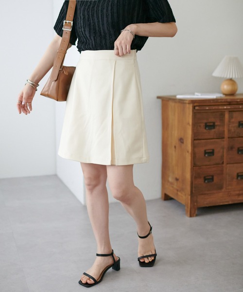 DISCOAT（ディスコート）の「【WEB限定】レイヤードスカパン（その他パンツ・レディース・ブラック/グレー/アイボリー・SMALL/MEDIUM）」の7枚目の写真