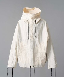 MAISON SPECIAL（メゾンスペシャル）の「《UNISEX》Washed Nylon Prime-Over Anorak Hoodie/ワッシャーナイロンプライムオーバーアノラックパーカー 【MAISON SPECIAL/メゾンスペシャル】（パーカー）」