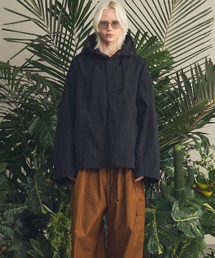 MAISON SPECIAL（メゾンスペシャル）の「《UNISEX》Washed Nylon Prime-Over Anorak Hoodie/ワッシャーナイロンプライムオーバーアノラックパーカー 【MAISON SPECIAL/メゾンスペシャル】（パーカー）」