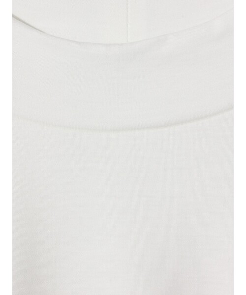 mizuiroind（ミズイロインド）の「mizuiro ind スタンドカラープルオーバー（Tシャツ/カットソー・レディース・グレー/ブラック/オフホワイト/ベージュ・FREE）」の6枚目の写真