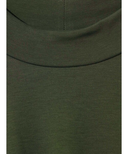 mizuiroind（ミズイロインド）の「mizuiro ind スタンドカラープルオーバー（Tシャツ/カットソー・レディース・グレー/ブラック/オフホワイト/ベージュ・FREE）」の8枚目の写真