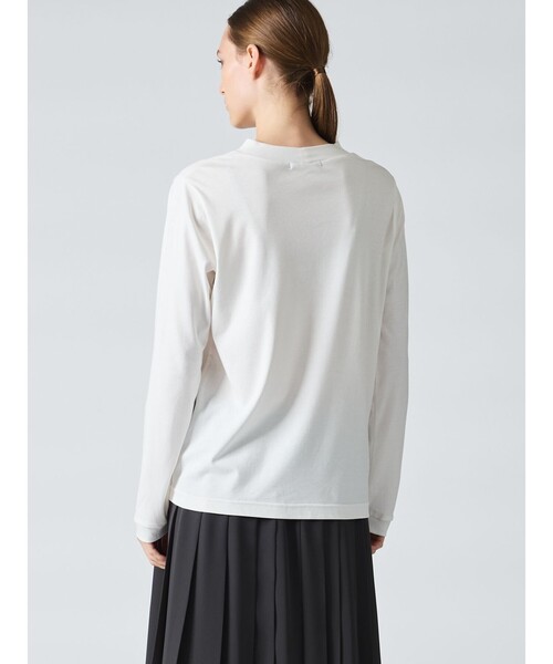 mizuiroind（ミズイロインド）の「mizuiro ind スタンドカラープルオーバー（Tシャツ/カットソー・レディース・グレー/ブラック/オフホワイト/ベージュ・FREE）」の12枚目の写真