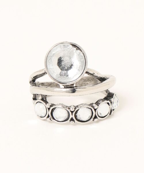 florist（フローリスト）の「【メンズ・レディース兼用】アンティーク調パールorビジューデザインオープンリング（リング・レディース・シルバー系1/ゴールド系1/シルバー系3/シルバー系2・ONESIZE）」の13枚目の写真