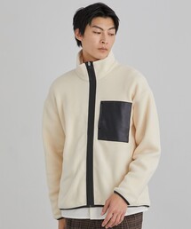 スムースフリースジップブルゾン