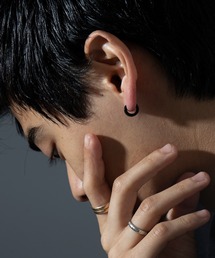 【SETUP7】サークルメタルフープピアス KNF037 ※