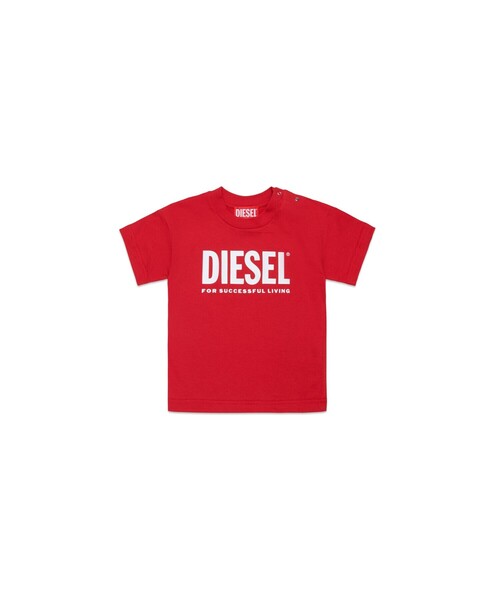 DIESEL(ディーゼル)の「ベビー Tシャツ TGIUB(Tシャツ/カットソー・キッズ・ホワイト/レッド・18M/24M/12M/36M)」の2枚目の写真