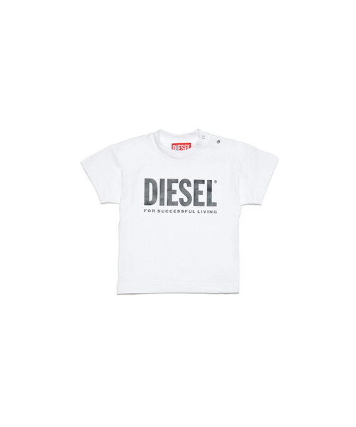 DIESEL(ディーゼル)の「ベビー Tシャツ TGIUB(Tシャツ/カットソー・キッズ・ホワイト/レッド・18M/24M/12M/36M)」の5枚目の写真